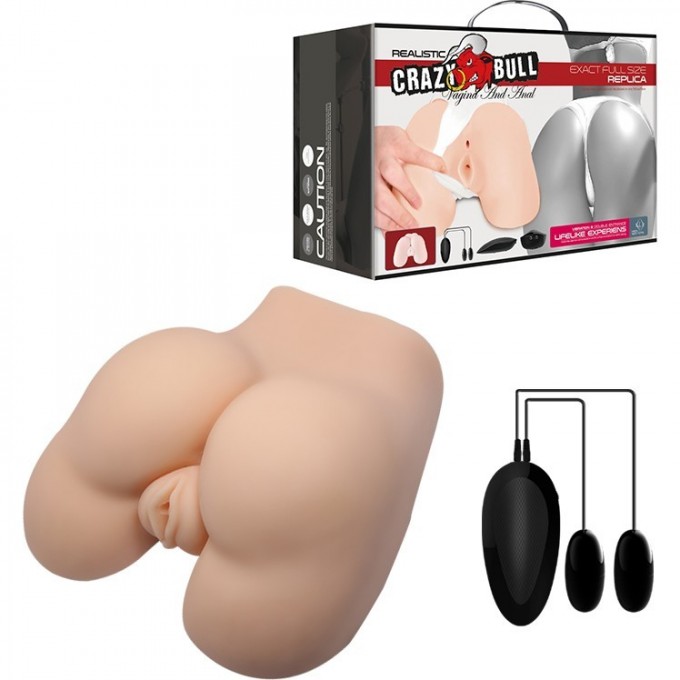 BAILE CRAZY BULL VAGINA AND ANAL мастурбатор вагина и анус с вибрацией BM-009173Z-1