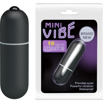 BAILE MINI VIDE черная компактная вибропуля BAILE MINI VIDE черная компактная вибропуля